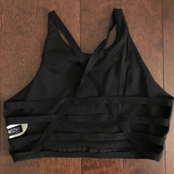 Onzie Strappy Top with Rose Gold Foil Feathers - Picture 9 of 9